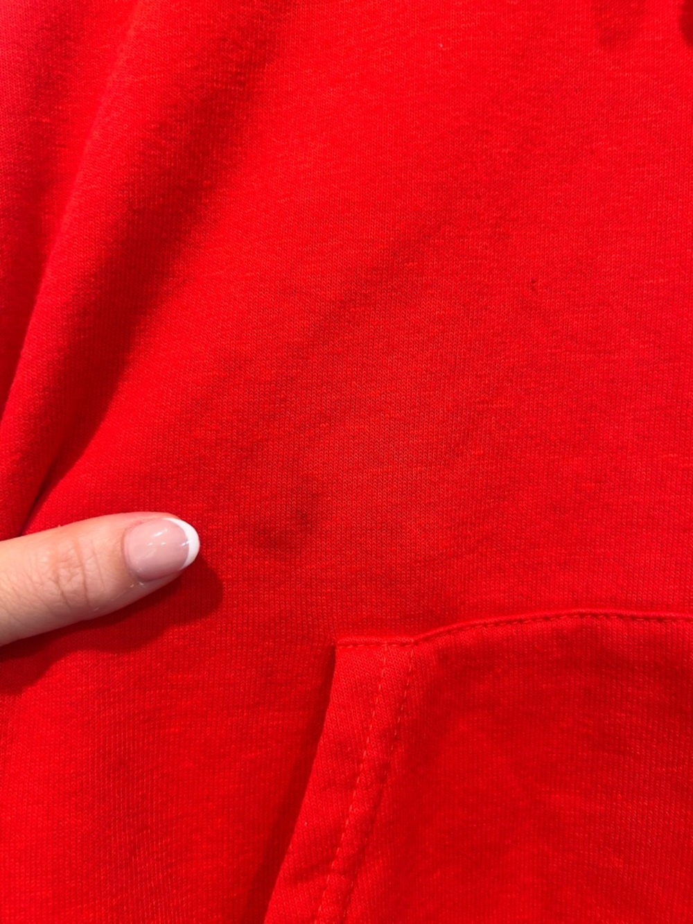 Aviator Nation Jazz Aspen Snowmass Red Smiley Hoodie small women’s pullover - Picture 6 of 11